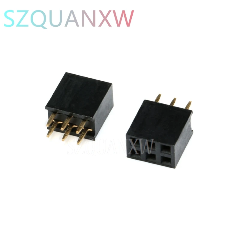 10Pcs 2.54Mm Double…