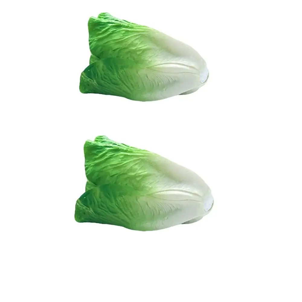 ديكور سيارة نباتي مقاوم للماء مقلد الخس فريد من نوعه للدراجات النارية ملحق ثلاثي الأبعاد من البلاستيك ديكور صندوق السيارة