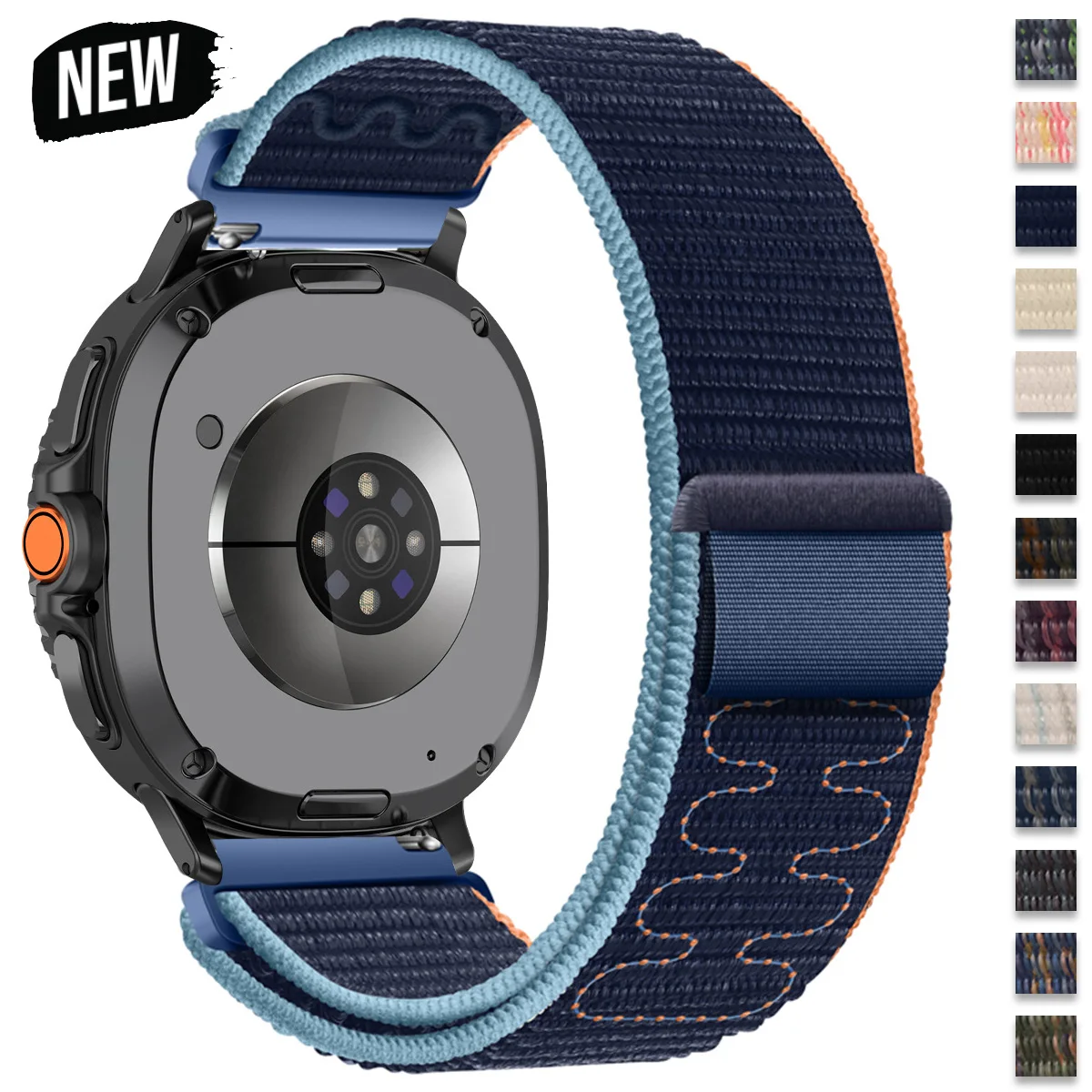 Tali Olahraga Nilon untuk Jam Tangan Samsung Galaxy 8 8 Aksesori Klasik Gelang Jam Tangan Galaxy Korea Elastis Gelang Tenun Ultra 2