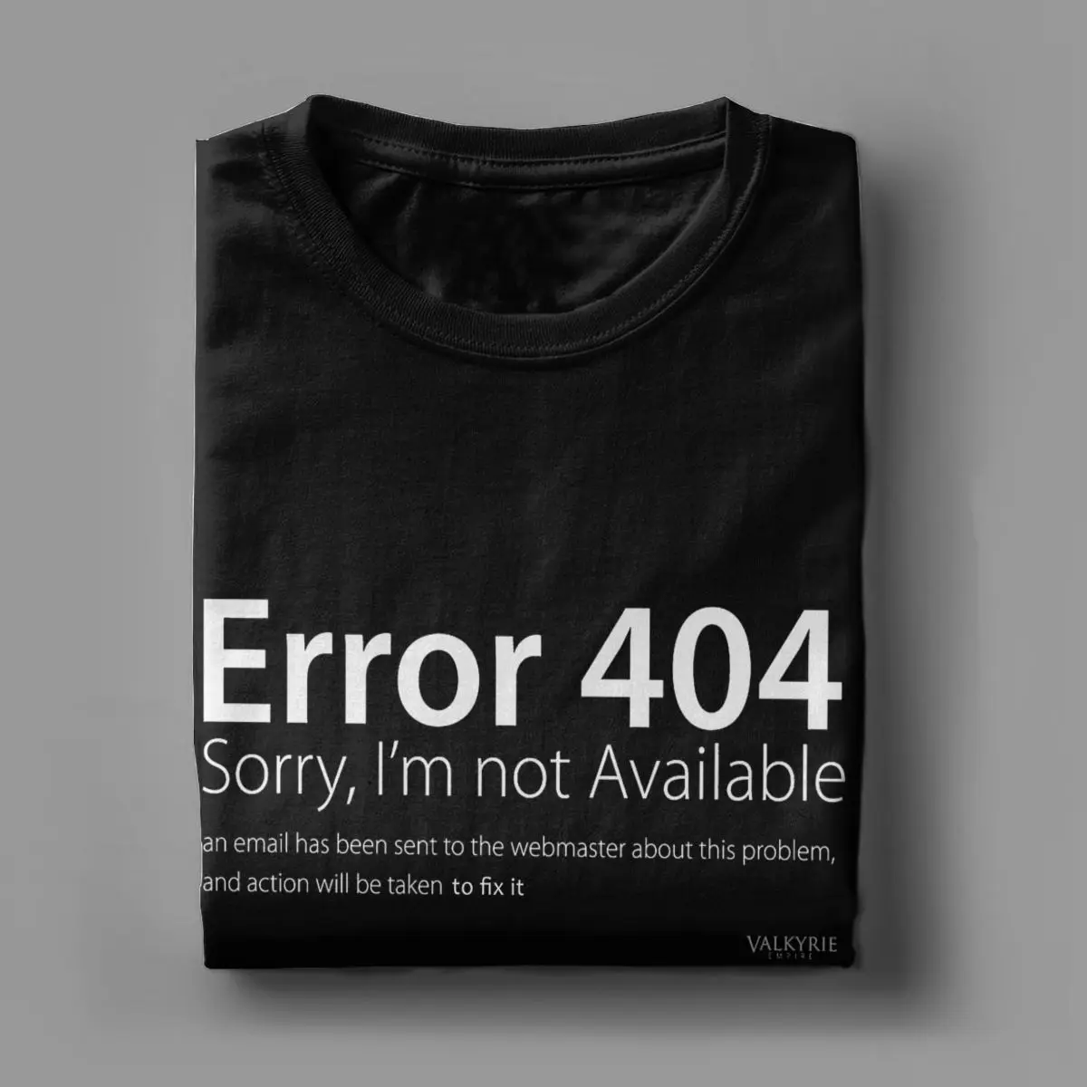 Men T-Shirts 404 Error Coding Casual Cotton Tees Short Sleeve geek programmer it T Shirt Round Neck Tops Adult