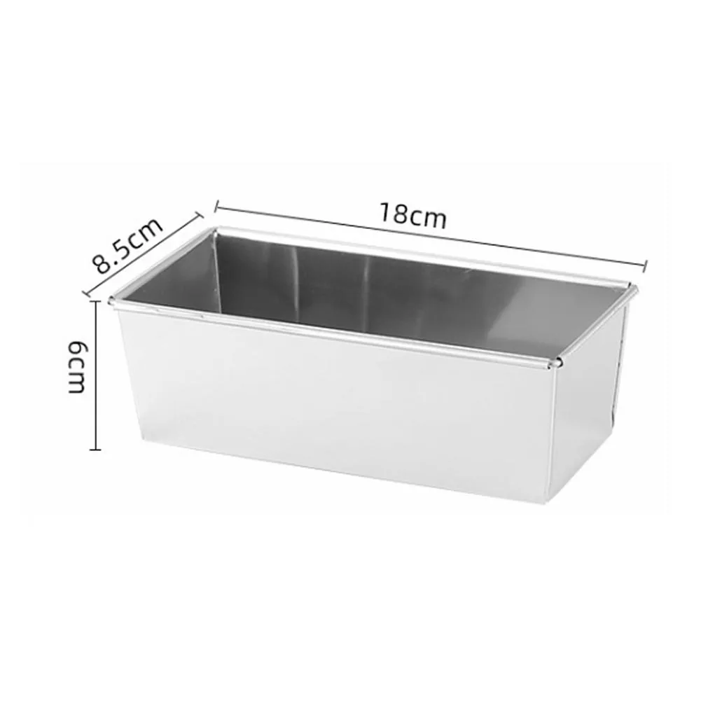 Stainless Steel Baking Pan Set Includes 4 Inch Round 6 Inch Round and 8.5x18cm Square For mold for Even Heat Distribution