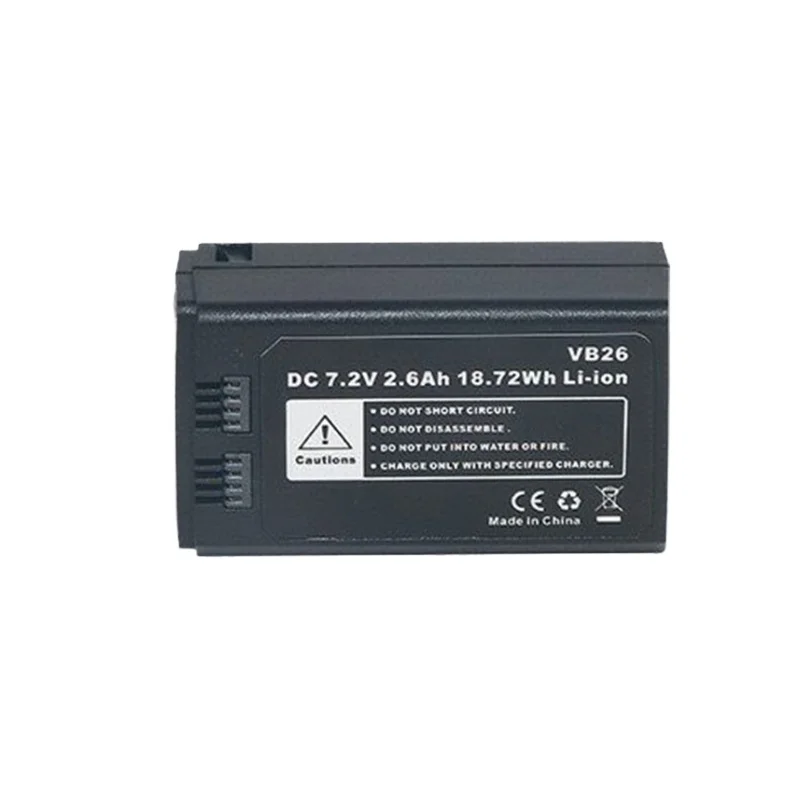 بطارية بديلة VB26 لبطارية فلاش Godox V1 AD100PRO V860III V850III 18.72Wh 7.2 فولت 2600 مللي أمبير في الساعة #4