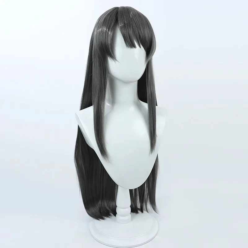 Rascal träumt nicht von Bunny Girl Senpai Mai Sakurajima Cosplay Perücke dunkelgrau Halloween Geschenk