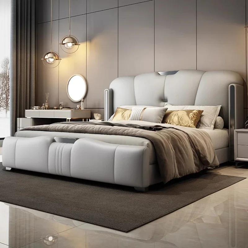 

#European Sleeping Bed Princess Platform Double Luxury Massage Bed Design Full Storage Sofa Letto Matrimoniale Trendy Furniture