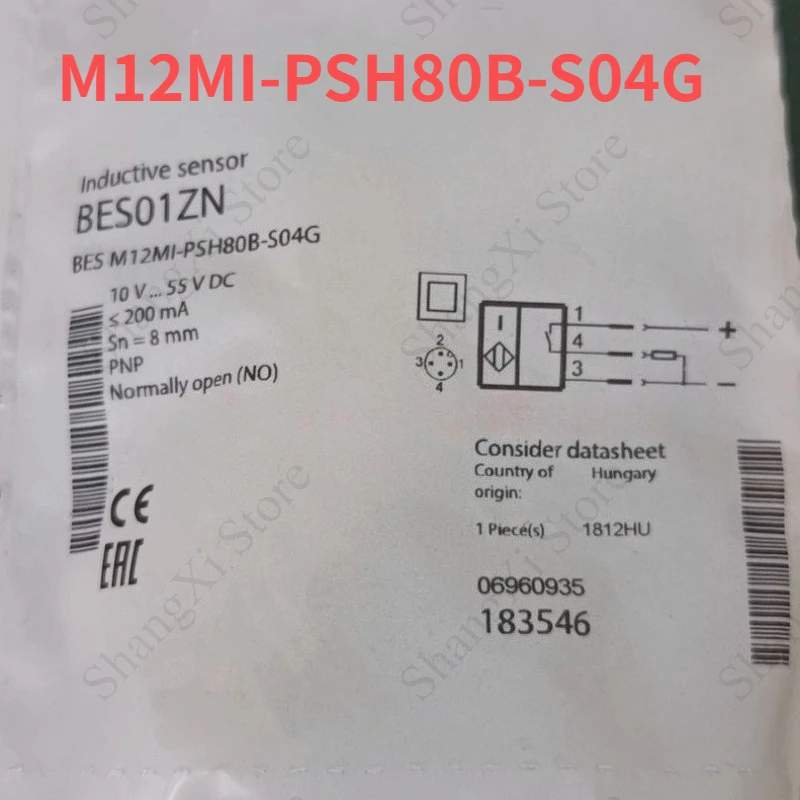 1PCS Brand New BES M12MI-PSH80B-S04G BES01ZN Proximity Switch Fast Delivery