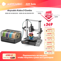 ANYCUBIC K3 Combo FDM Multi-Color 3D Printer Print in 4 to 8 Color With Max 600mm/s Printing Speed Build Size 250mmx250mmx260m