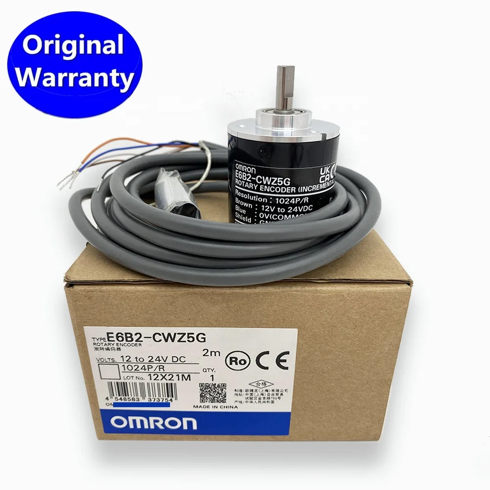 E6B2-CWZ5G 1024P/R 2M New & Original Rotary Encoder E6B2 CWZ5G 1024PR Incremental 40-mm-dia