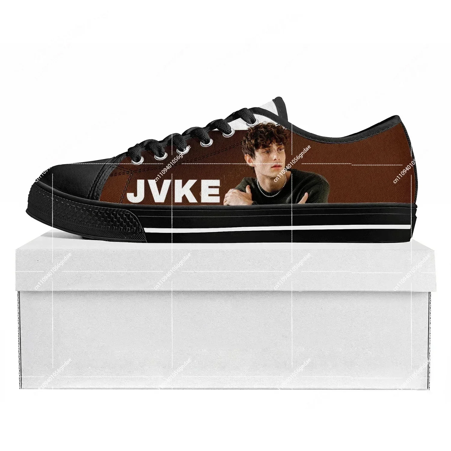 

JVKE Popular Singer Pop Low Top Sneakers Mens Womens Teenager Canvas Sneaker Prode Casual Couple Shoes Custom Shoe