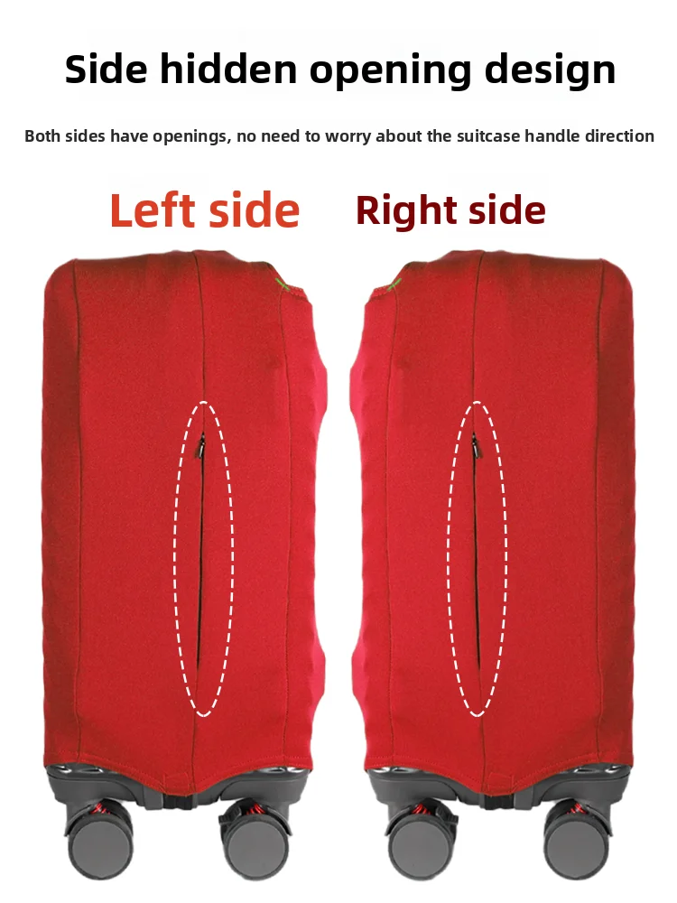 Thickened Wear-resistant Luggage Cover Protection for Carry-on Suitcase Travel Bag Dustproof Cover for Wide Pull Rod