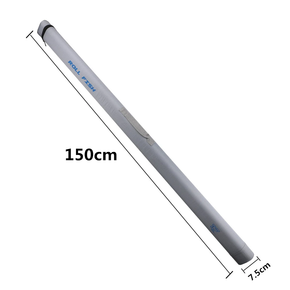 Rollfish tragbare Angelrute Aufbewahrung tasche Dreieck Anti-Roll wasserdichte Harts chale 105cm 132cm 145cm Rute Aufbewahrung koffer Rohr – Detail 11