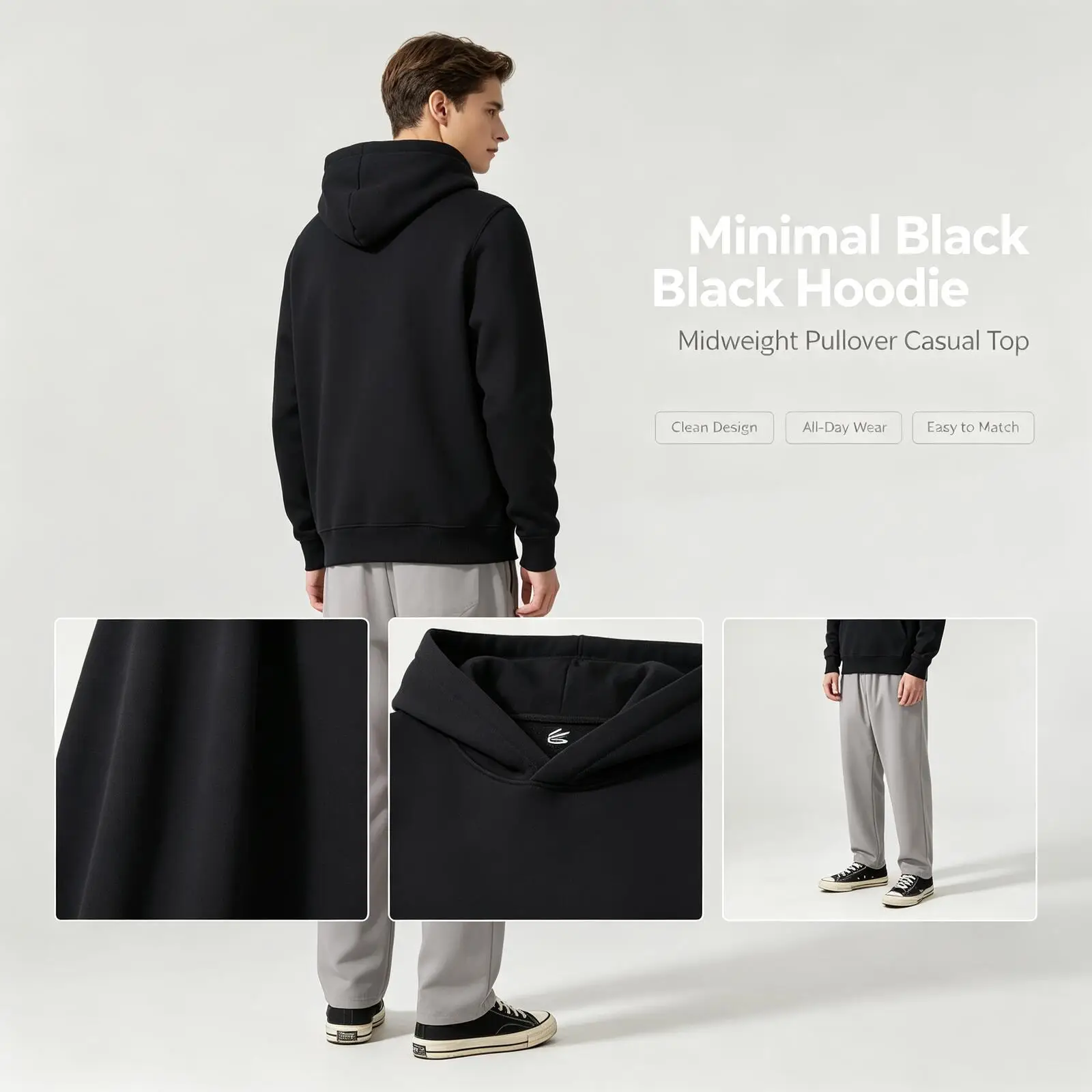 Under Armour Men's Sweatshirt, Sportswear, Running, Fitness Training, Casual Wear, Knitted Hooded Pullover 1387096-002