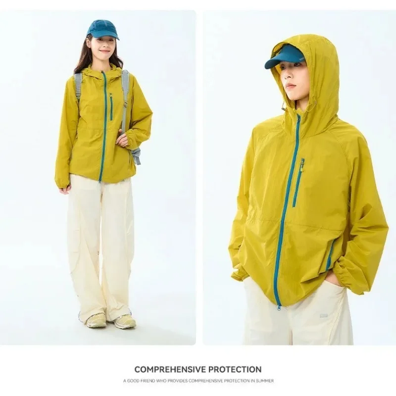 Outdoor Mountain Sports Sun Protection Jacket with UPF50+.Cooling & Breathable Fabric for Summer Unisex Sports, Casual, Everyday