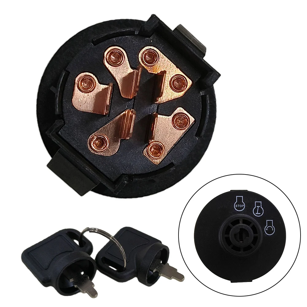 

For Exmark Mower Ignition Starter Switch Replacement Part for Models 1172221 and 1374100 with Secure Connection