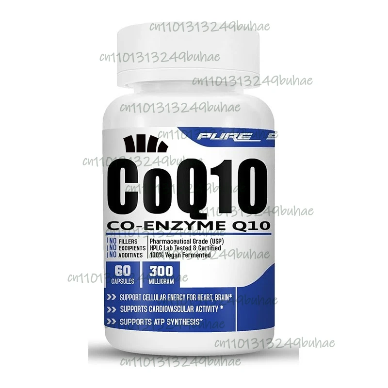 Coenzyme Q10 Capsules Provides Energy Vitamins Health Food Organic Ultra High Absorption COQ10