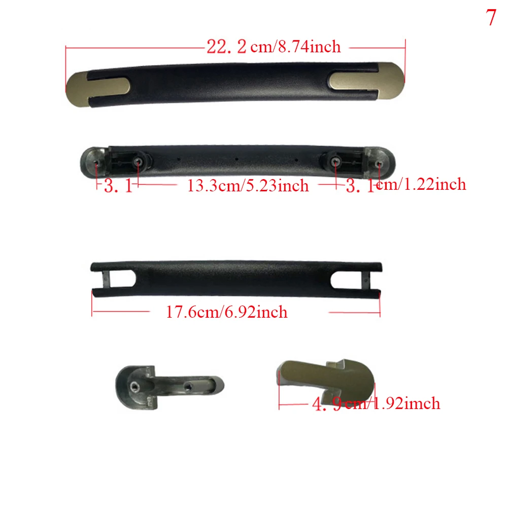 7 Types Flexible Strap Handle Grip For Travel Suitcase Luggage Handle Strap Carrying Luggage Case Handles Replacement Bag Belts