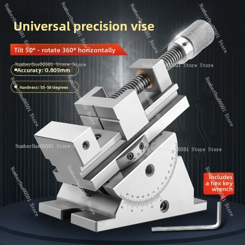 

Universal Precision Vise 360° Swivel 0-45° Tilt Angle Grinder Milling Machine Vice 2 3 4 Inch