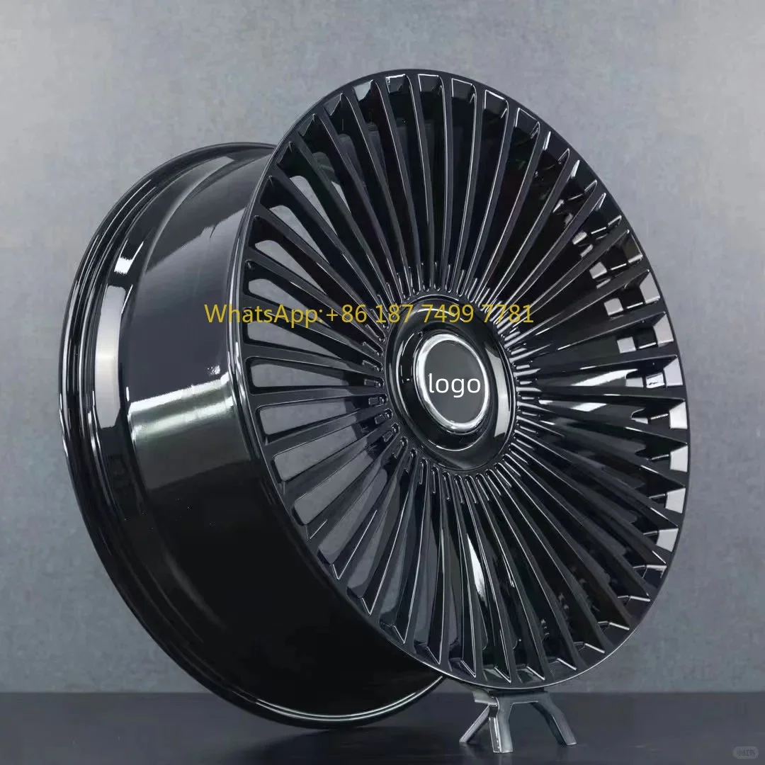 

New 18 19 20 21 22 Inch 5x120 High Polish Black Multiple Spoke Aluminum Alloy Forged Wheels Rims with Universal Fitment