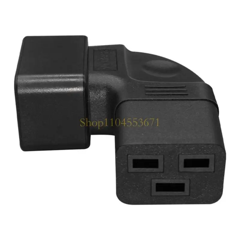 Best Seller 16A IEC320 Left Angled C20 Plugs To C19 Receptacle For PDU UPS Systems