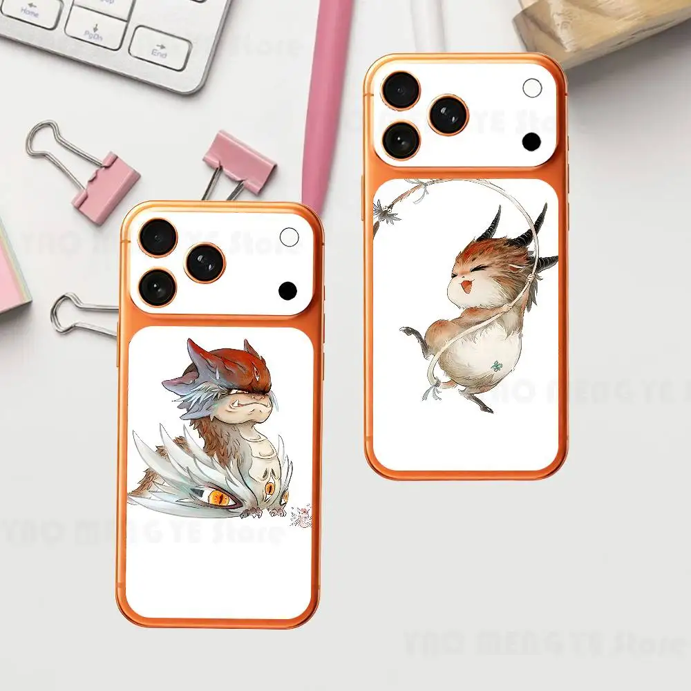 

Auspicious Beast kawaii For IPhone 17 Pro ProMax Full Back Cover Decal Wrap Skin Rear Protective Sticker Film
