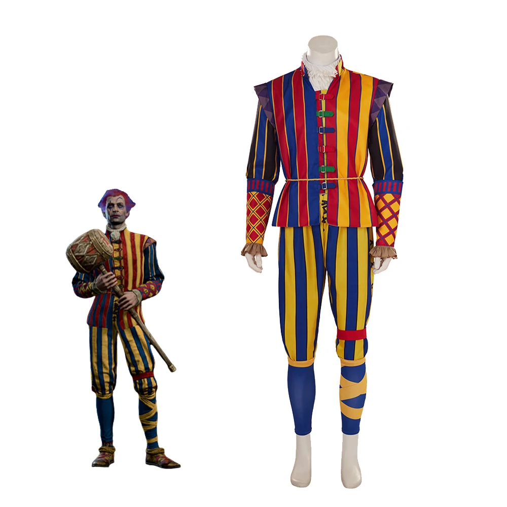 game-gate-3-dribbles-the-clown-cosplay-costume-norris-greenie-clown-stripes-tops-pants-halloween-carnival-party-outfits