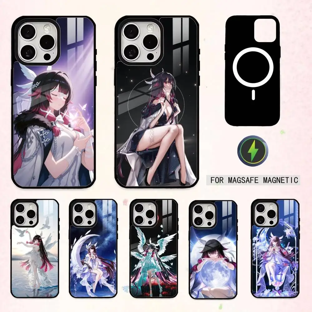 

Cool G-Genshin-Impact-columbina Phone Case For iPhone17,16,15,14,13,12,11 Plus,Pro Max Magnetic For Magsafe Wireless Charging