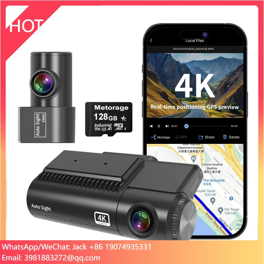 Starvis 2 com gps wifi proteção de aquecimento monitoramento estacionamento carro dashcam 4k caixa preta hdr wdr claro gravador condução câmera do carro