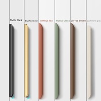 Minimalist Luxe Arc Invisible Handle Cupboard Knobs and Pulls – Aluminum Alloy Long Wardrobe Handles & Kitchen Furniture Handles