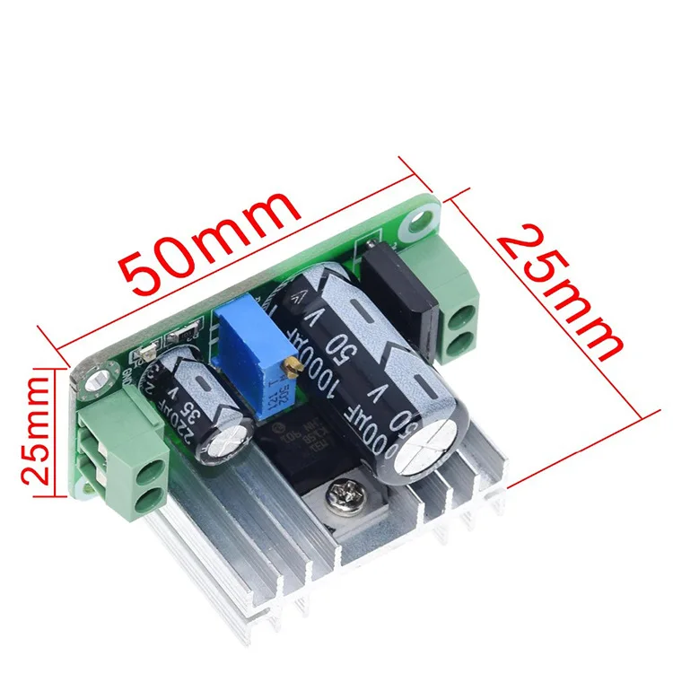 LM317T DC-DC Einstellbare Converter Buck Step Down Platine Modul Linear Regler Power Versorgung mit rectifier filter