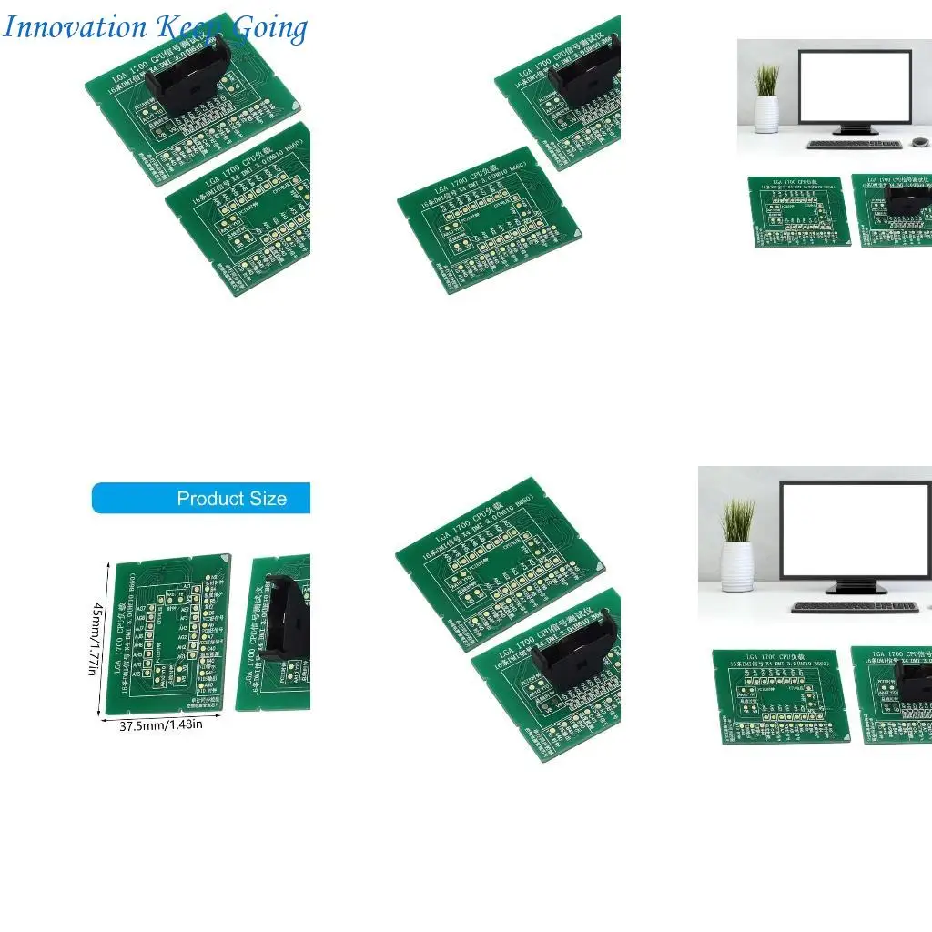 E65C LGA1700 CPU Motherboards Test Card Loading Board Test Card LED CPU Socket Motherboards Tester