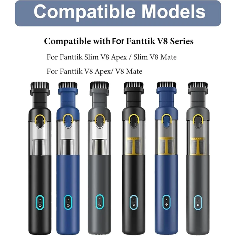 BAAM-filtro de repuesto para aspiradora Fanttik V8 Series, Fanttik Slim V8 Apex / V8 Mate Slim V10 Mate