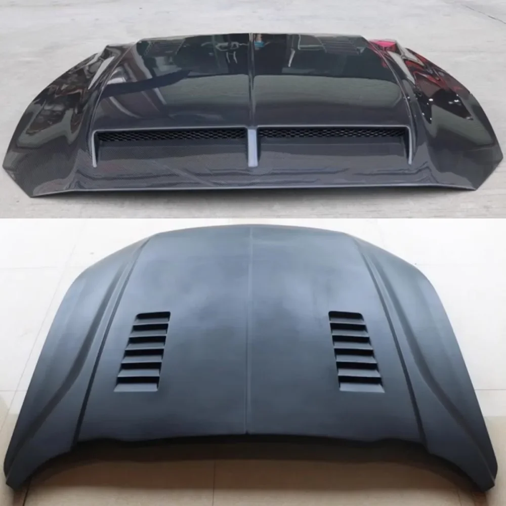 

Body Kit Carbon Fiber Resin Engine Hood Engine Cover Assembly For Ford Mustang 2018-2023 Modified New Style Auto Accessories