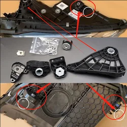 A2068209800 For Mercedes-Benz C-Class W206 C200 C260L 2021-2023 Car Headlight Repair Kit Bracket A2068209700 Black plastic
