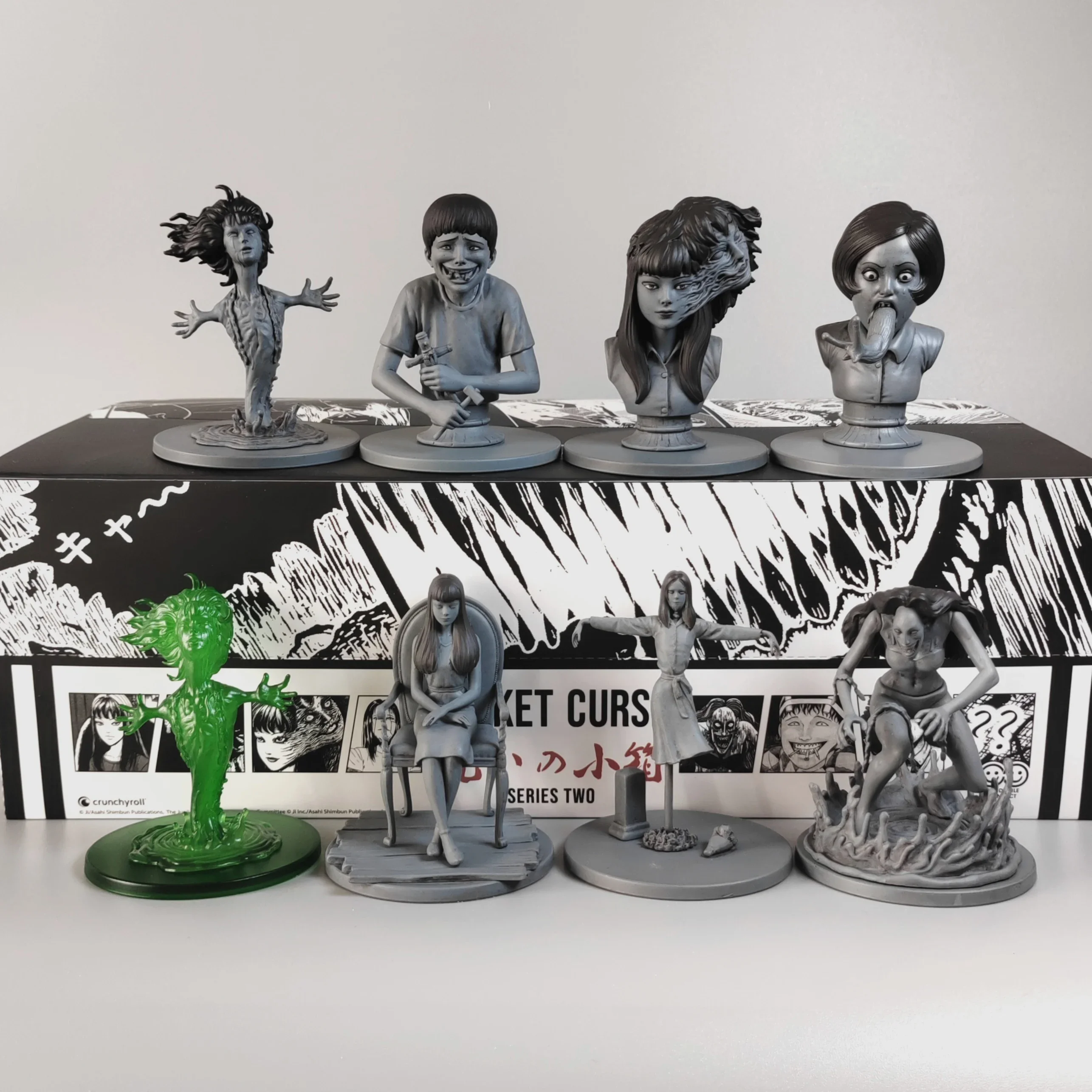 

Junji Itoes Collection Pocket Curse Series 2 Blind Box Toys Tomies Chair Slug Girl Soichi Action Figures Collectible Toys Gifts