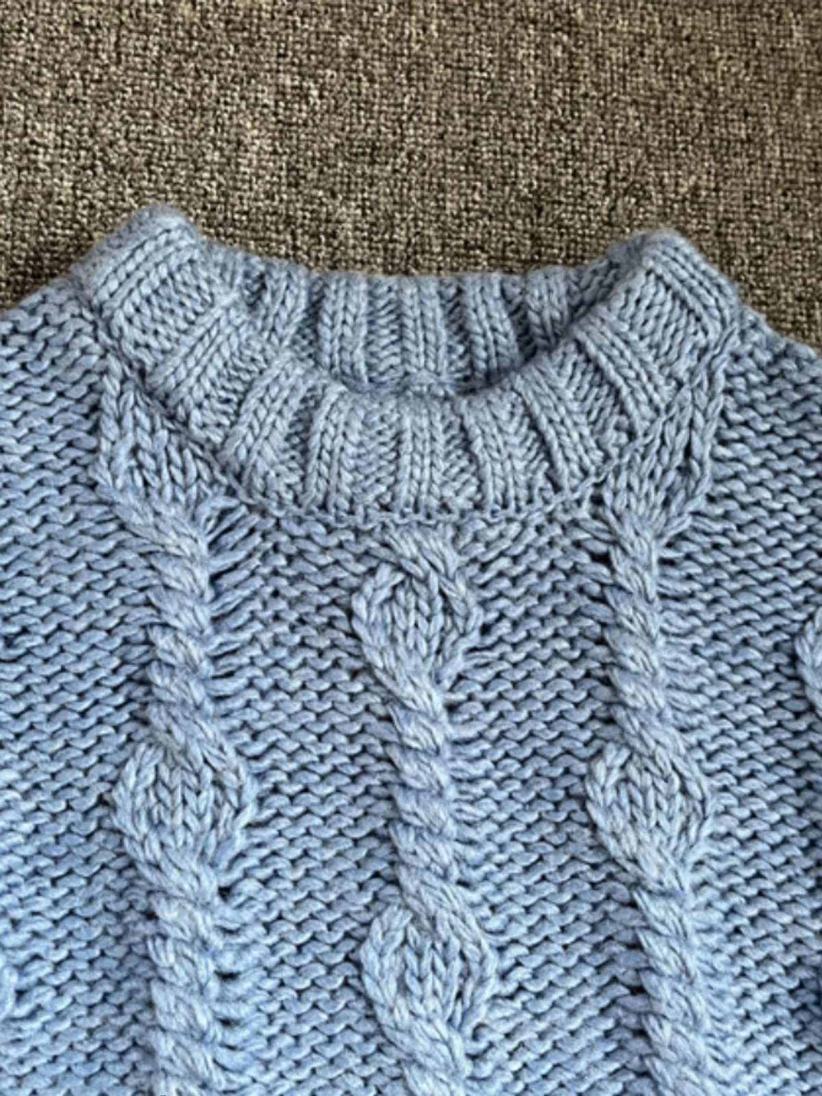 Faionable Women's Knitted Sweater Wool Blend Street Sle Loose Twist Long Medium Length round Ne Pullover Autumn Winter