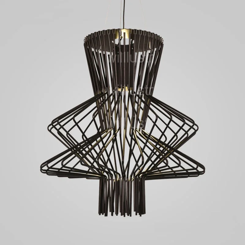 Allegretto Ritmico suspension Allegro suspension lumière ATELIER Restaurant hôtel plafond lustre suspendu éclairage