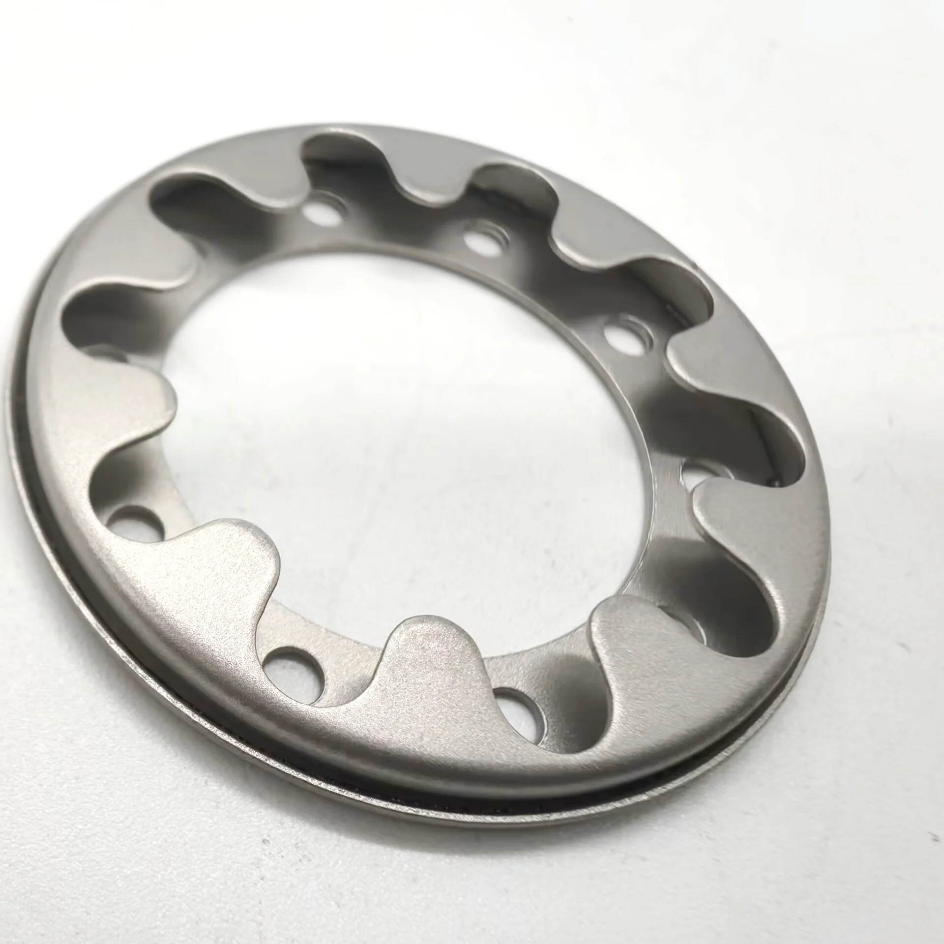 RC 1/14 1 Paar Metall-Felgen für die Vorderradnaben für Tamiya Hydraulikbagger, Lader, Kipper, MAN, VOLVO, Anhänger, Kipper, DIY-Teile – Detail 1