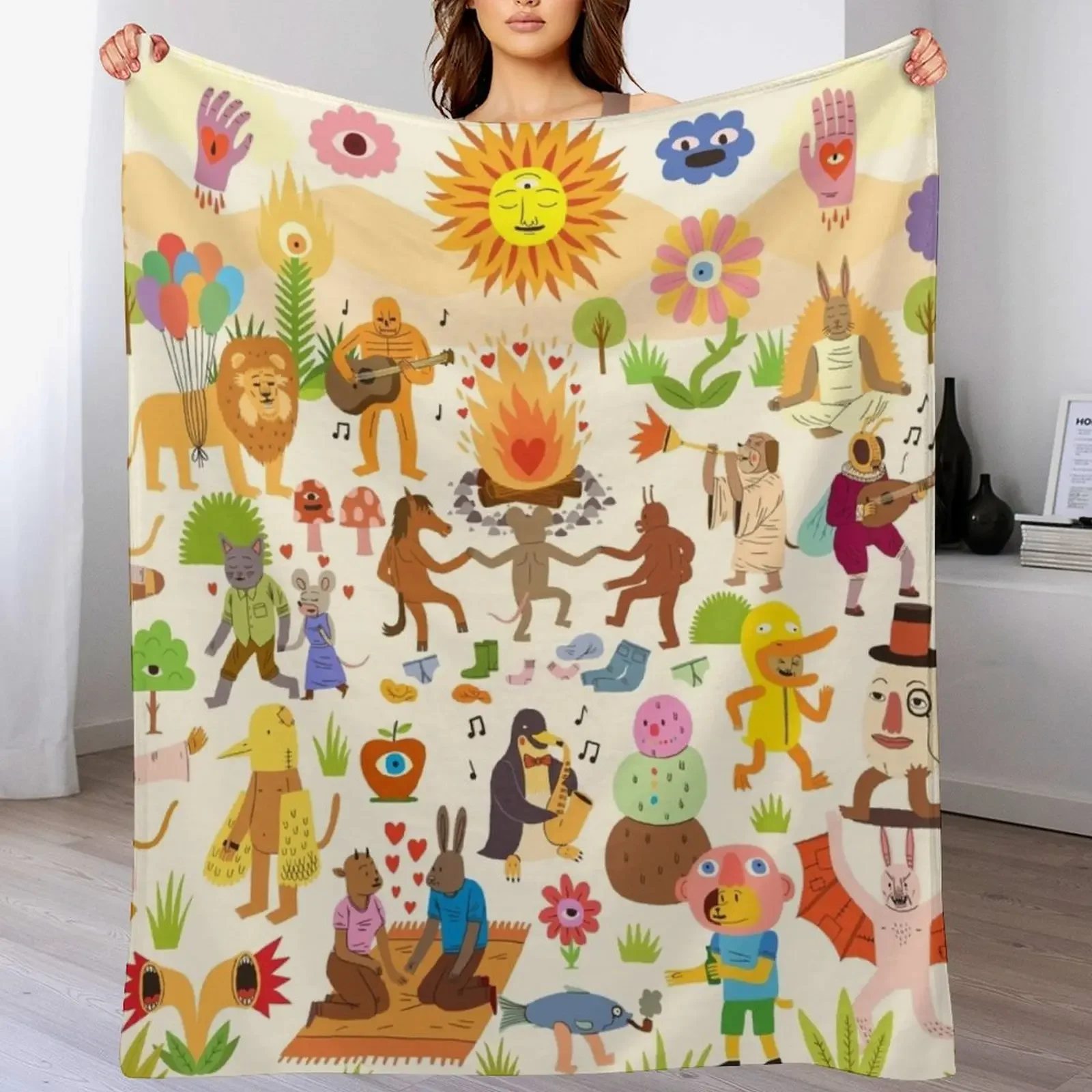 

Big Chill Throw Blanket Stuffeds wednesday Polar sofa bed Blankets