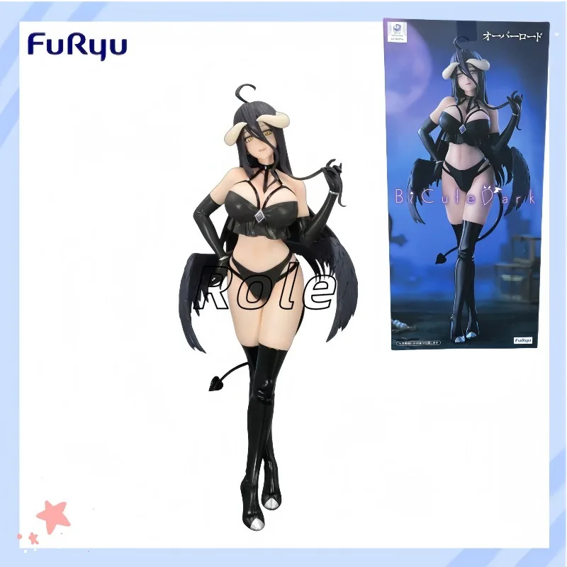 

【In Stock】Original FuRyu OVERLORD BiCute Dark Albedo Action Figure Toys PVC Model Collection Action Figurine Doll