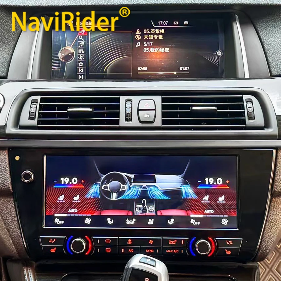 Yes 10.25inch For BMW 5 Series F10 F11 5GT F07 F18 M5 2011~2017 AC Climate Board Voice Control LCD Touch Climate Control Screen