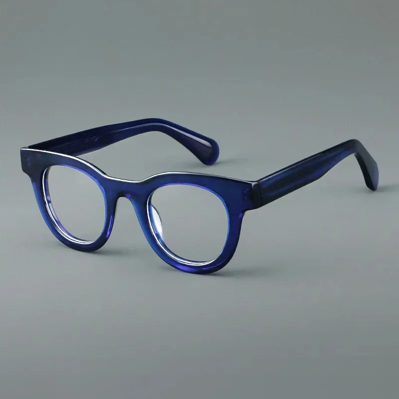 

Acetate Retro Cat Eye Glasses Frame for Women Optical Prescription Customized Eyeglasses Men Myopia Reading High Quality Eyewear