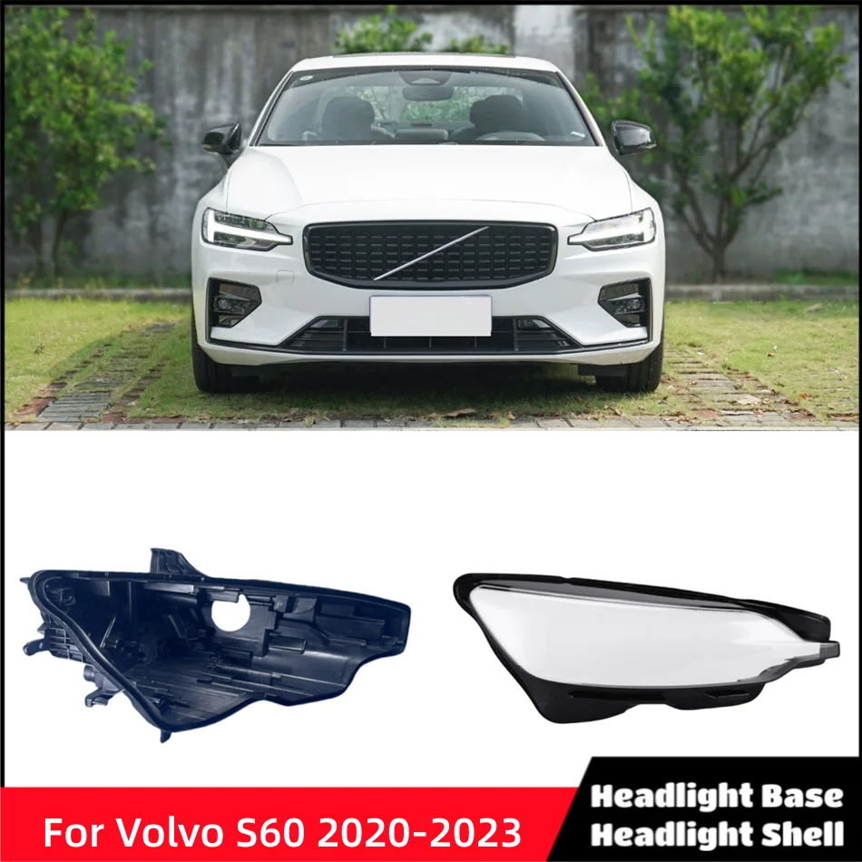 For Volvo S60 2020 2021 2022 2023 Automotive Parts and Accessories Car Base Head Lamp Shell Headlamp House Headlight Shell