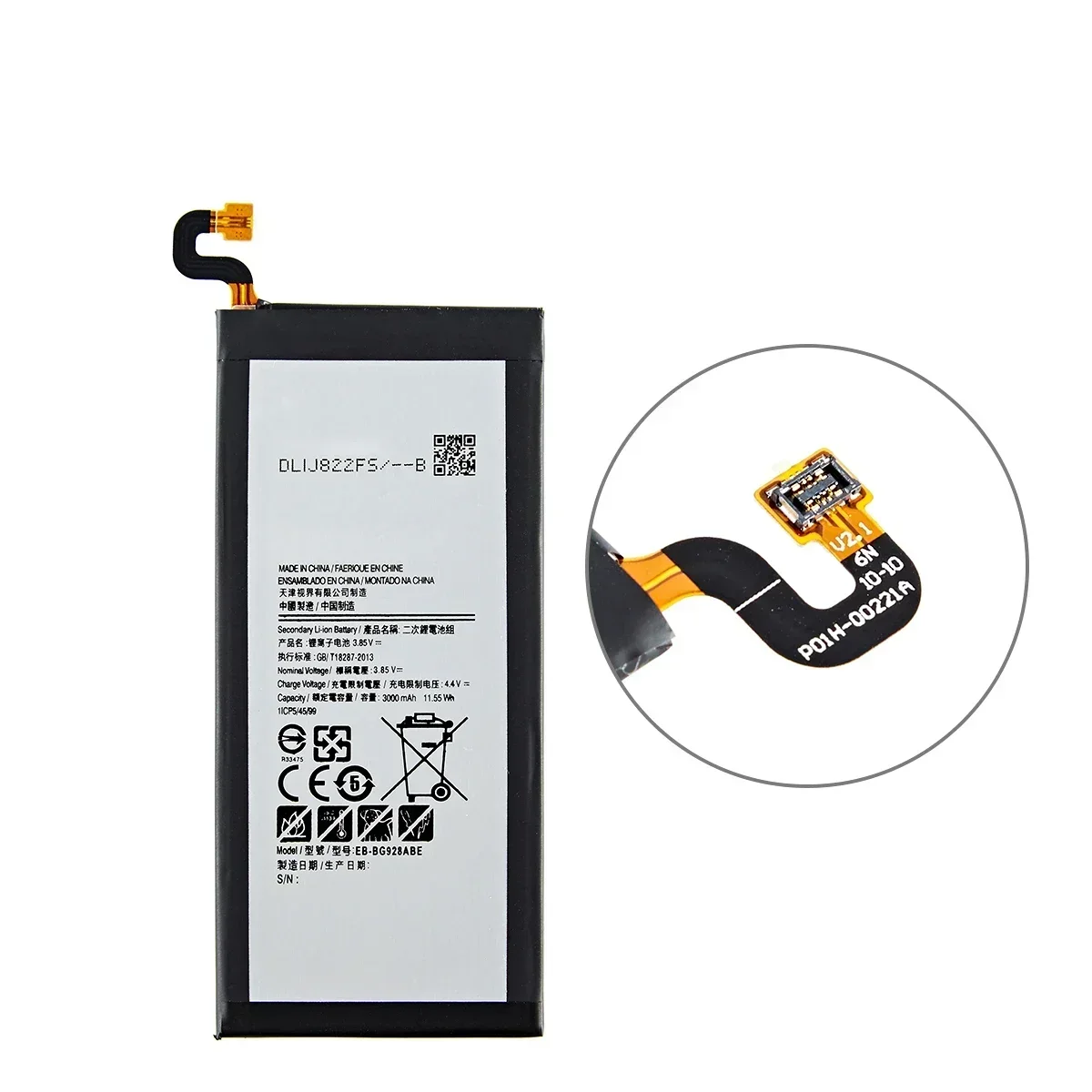 Gloednieuwe EB-BG928ABE 3000mAh Batterij Voor Samsung S6 rand Plus SM-G9280 G928P G928F G928V G9280 G9287 Plus S6edge +