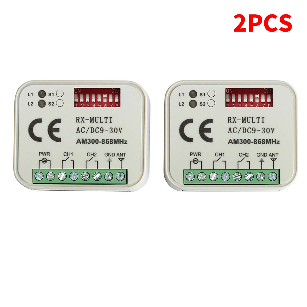 Приемник дистанционного управления 300-868 МГц 433 МГц RX MULTI Универсальный 9-30 В 220 В для управления гаражными воротами Garage Command