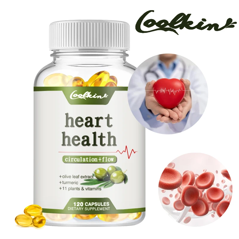 

Heart Health Supplements - Benefits Cardiovascular Blood Circulation, Heart Health and Energy Production