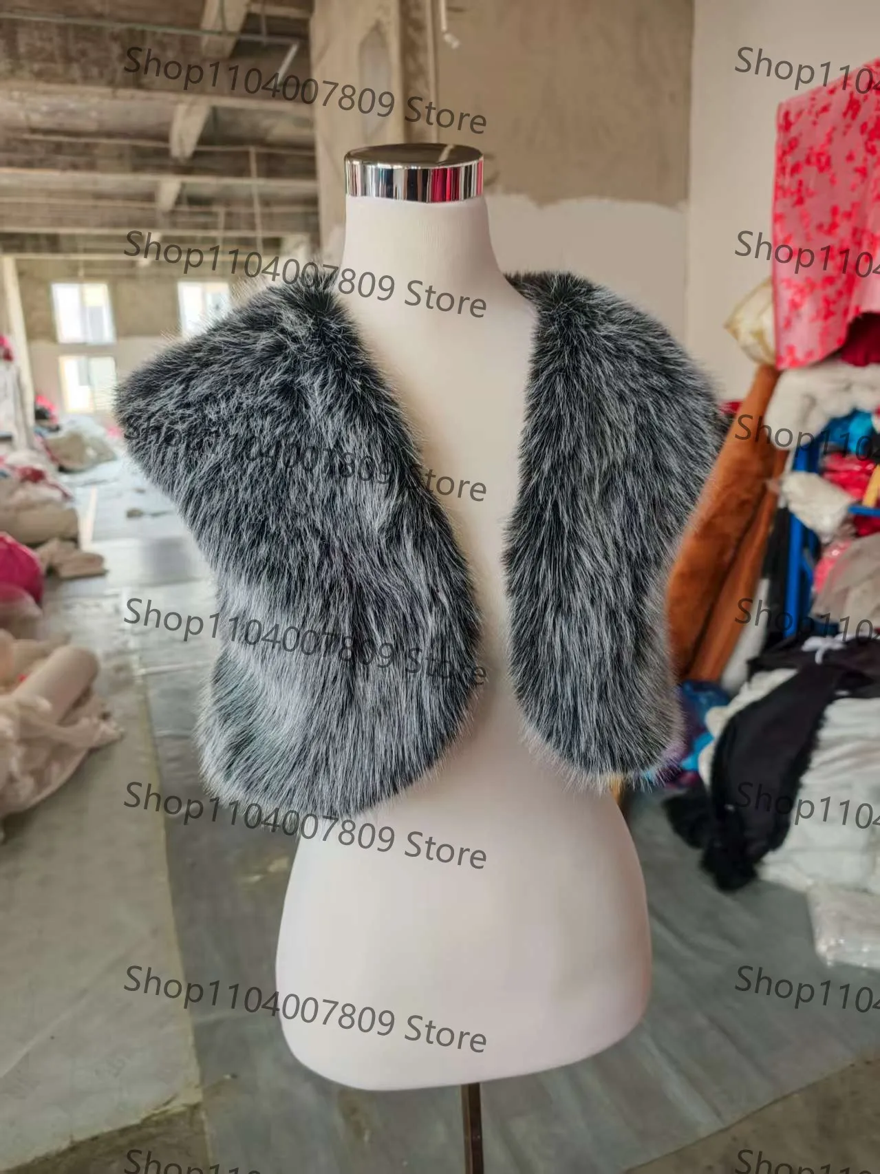 Damskie bezrękawniki z krótkiego, puszystego sztucznego futra, otwarte z przodu, modne kamizelki na jesień i zimę, ciepłe krótkie kamizelki ze sztucznego futra.