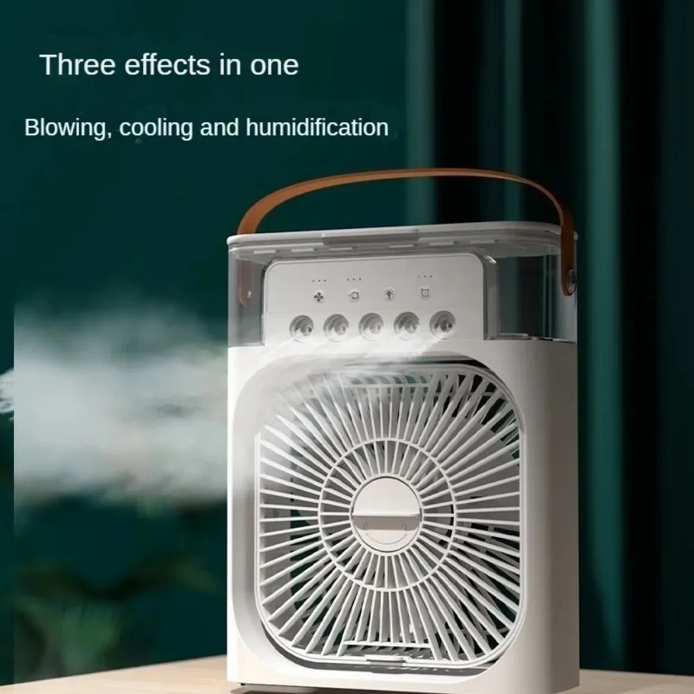 Nieuwe Vijf-Holes Spuitventilator Usb Desktop Luchtbevochtiger Draagbare Praktische Koelventilator Hydrokoeling Zomer Onmisbare Chiller Kantoor