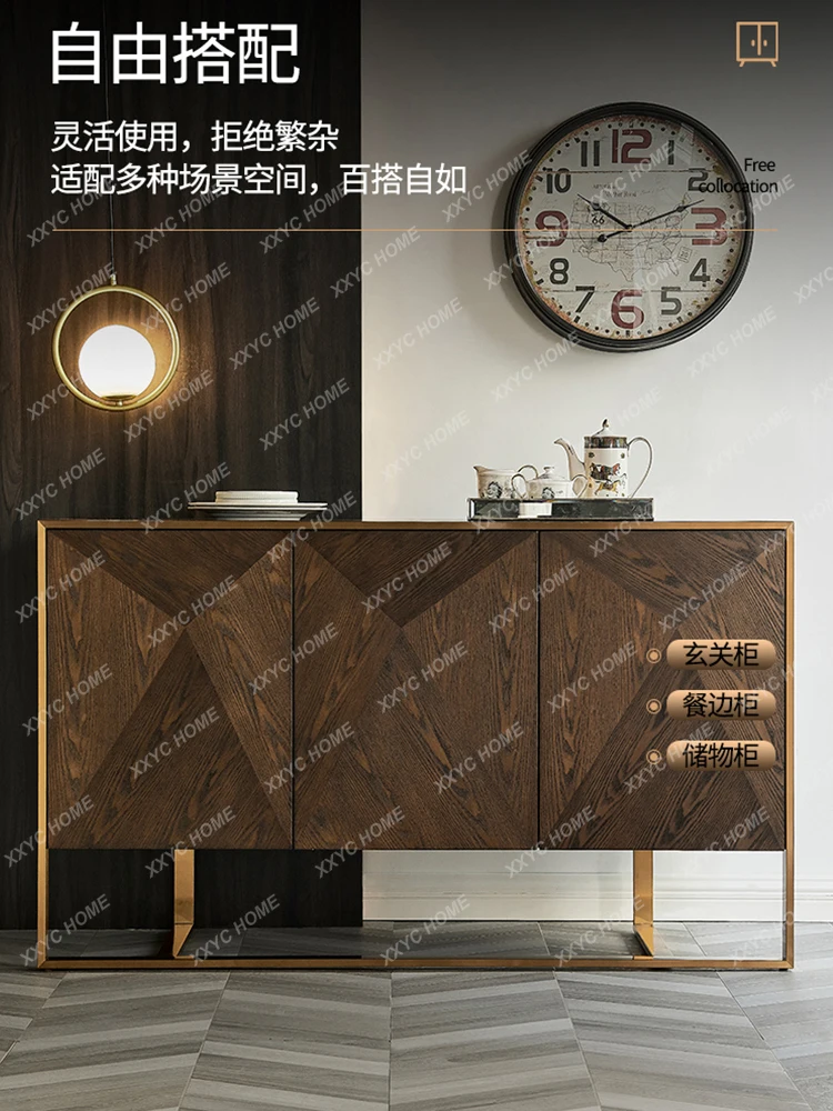 مدخل فاخر خفيف، مدخل إبداعي، خزانة جانبية لمطعم الضيوف #3