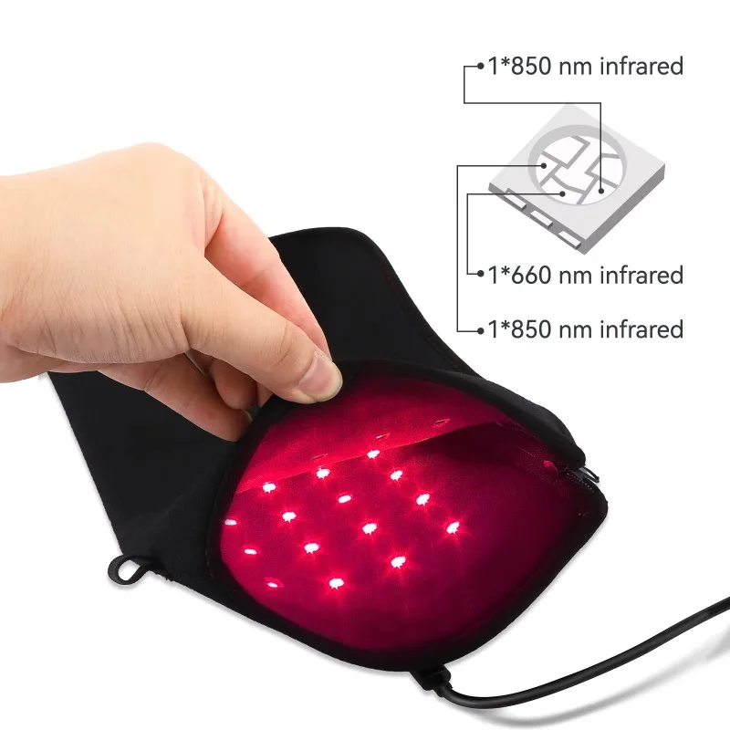 [2026]Near Infrared LED Red Light Therapy Glove Physical Rehabilitation Hand Relief Hand Palm Finger Wrist Pain Relief Joint Car