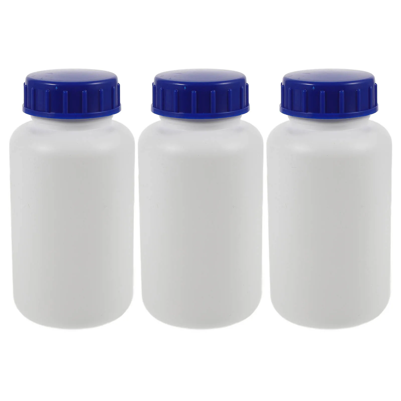 

3Pcs Sample Bottles Reagent Container 500Ml Secure Cap Laboratory Chemical Storage Sample Bottles Bottle for Reagent