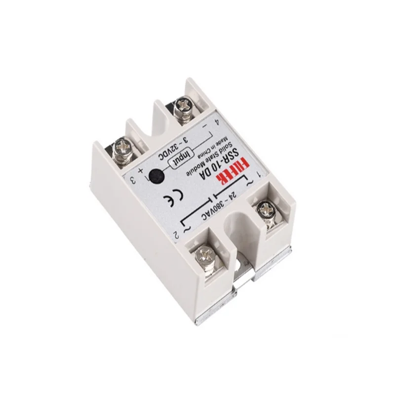 1 قطعة مرحل الحالة الصلبة أحادي الطور SSR-25DA (25A) مرحل الحالة الصلبة تيار مستمر التيار المتناوب 10/40/50